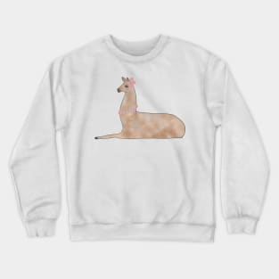 Lazy Pretty Llama Crewneck Sweatshirt